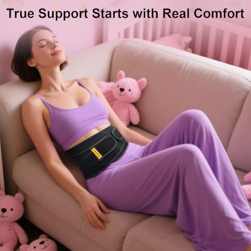 Ultra Breathable Back Brace for Lower Back Pain Relief – Lightweight Thin Soft Back Support Brace for Women & Men – Dual Adjustable Lumbar Support Belt for Herniated Disc, Sciatica, Scoliosis