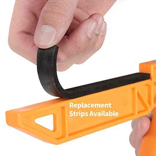 POWERTEC L Shape Push Stick for Table Saws, Router Tables, Jointers, Ergonomic Handle Table Saw Push Stick, Woodworking Table Saw Safety Accessories for Hand Protection, 1PK (71452)