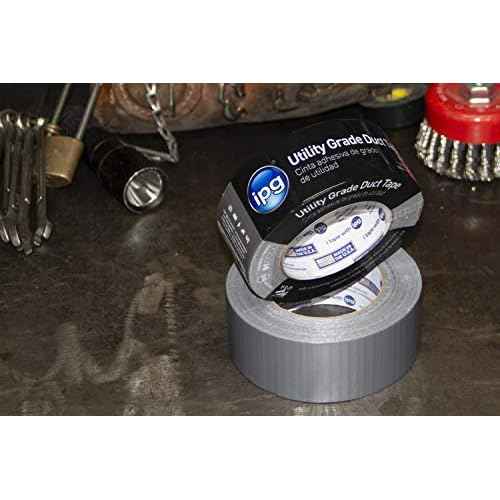IPG Utility Grade Duct Tape 1.88" x 55 yd, Silver (Single Roll)