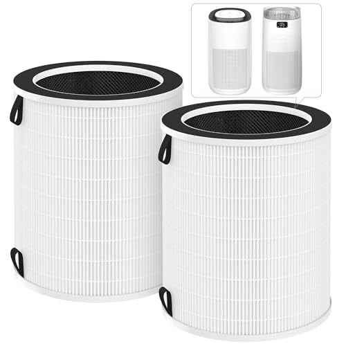 Max/Mage/Mage Pro Replacement Filter Compatible With Afloia Max/Mage/Mage Pro Air Purifi-ers,Sans/Air-Honati/Compass Home Smart/Taylor Swoden/Cuckoo CAC-J1510FW/Rosewill RHAP-20001, RHAP-20002,2 packs