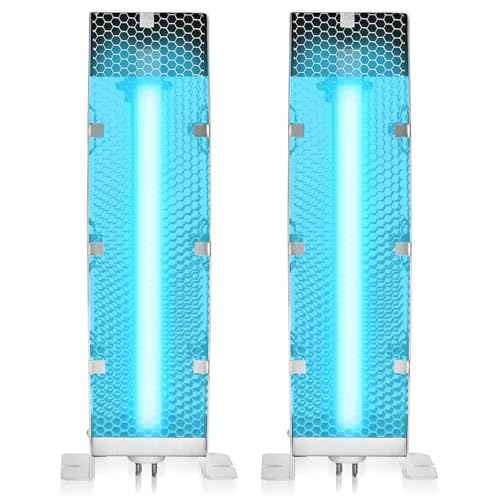 2 PCS Upgrade Air Scrubber Advanced Replacement Bulb, Photocatalytic Oxidation (PCO), 9 Inch Cell & ?v Bulb (Ozone-Free) Replacement for Activetek InDuct 2000,A1013A,A1013C,A1013P,A1013Q, A1013U