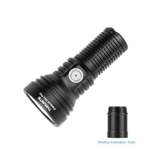 ThruNite Catapult Mini Pro LED Searchlight, 566 Meters Long Throw, High 2588 Lumens Rechargeable Flashlight with Battery Extension Tube for Search and Rescue, EDC