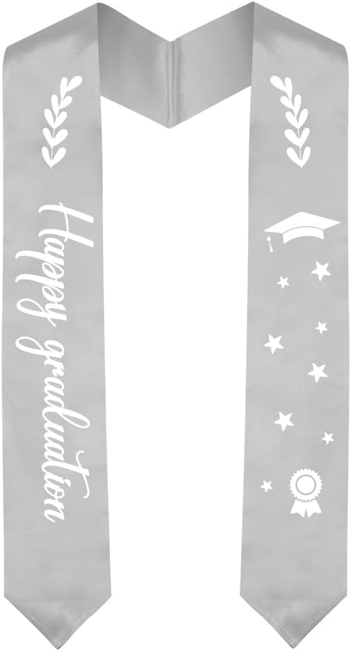 Graduation Stole Graduation Sash Unisex Adults Class of 70'' Stoles for Academic and Choral Ceremony