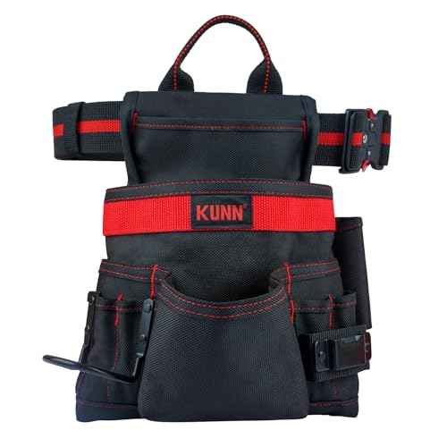 Tool Pouch Heavy Duty Pro Tool Organizer Belt Pouch for Construction Electrician Carpenter Contractor Handy Man