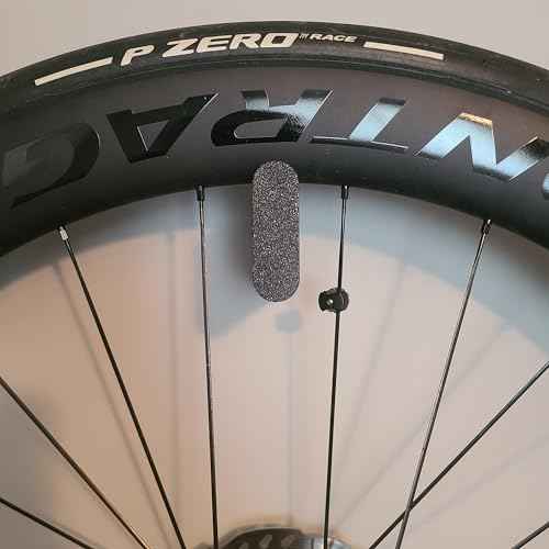 Cycling Wheel Wall Mount Custom Face Design ? Vertical Bike Wheel Storage Hanger for Road, Gravel, and MTB Wheels ? Carbon Rim Safe, Easy Installation, Made in Canada (Lines Diagonal Large)