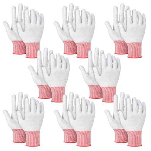 Wrap Grey Vinyl Gloves Professional Carbon Fiber Dust-free Working Gloves Professional Anti-static Tint Application