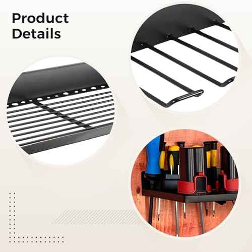 Resin Storage Shed Shelf, Wall Mounted Storage Basket Shed Accessory Set with Bolts, Compatible with Suncast Sheds, Garage Power Tool Rack, Easy Installation