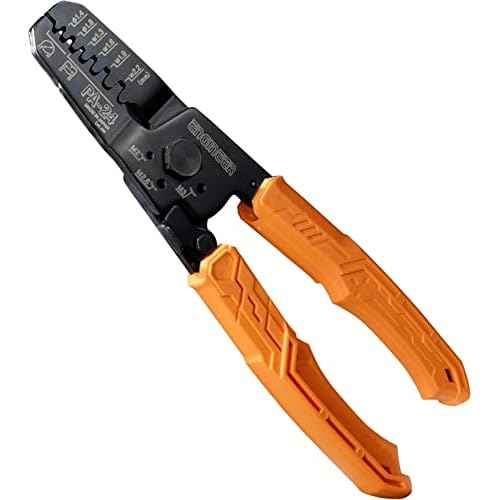 ENGINEER PA-24 Micro Connector Crimping Pliers Tool (Made in Japan) for JST XH, PH, EH & NH series, Molex Micro-Fit, KK series (AWG #32-#18)