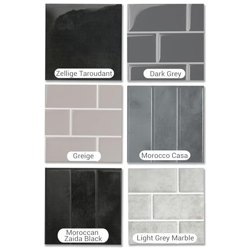 Smart Tiles Sample Kit Smart Tiles - Subway Dark Gray