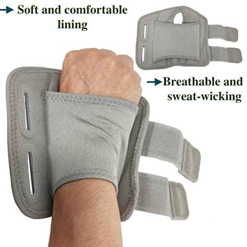 Wrist Brace for Carpal Tunnel Relief Night Support, Hand Brace with 2 Stays for Women Men, Adjustable Wrist Support Splint for Right Left Hands for Tendonitis, Arthritis, Sprains (Pack of 2)