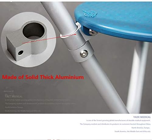 Adjustable Folding Cane with Seat Large Capacity Lightweight Crutch Chair Stool with LED Light and Retractable 3 Legs for Seniors Outdoor Travel Aids