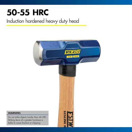 Estwing Engineer Hammer, 4 lb Head, 14" Hickory Wood Handle, #62313
