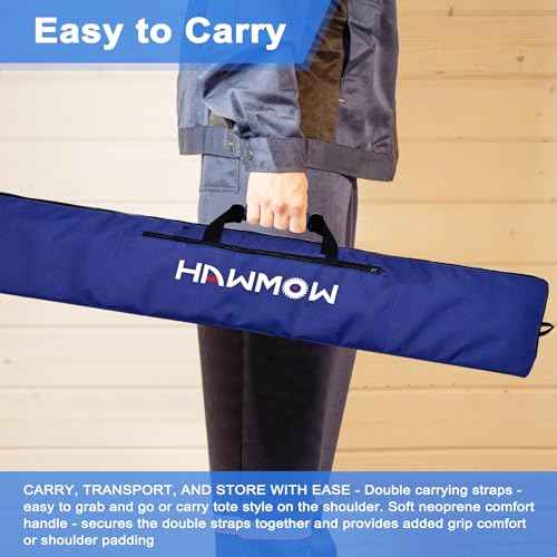 Guide Rail Protective Bag for Most Brand, Professional Carry Bag for Transporting Track Saw Guide Rails and Aaccessories, Up to 59¡±, Classic Blue