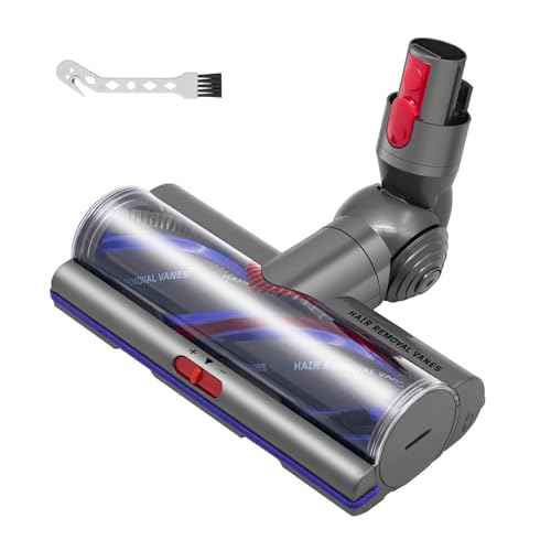 Garbage fighter High Torque Brush Head Replacement for Dyson V11 V15 V10 V8 V7 SV12 SV14 SV15 Vacuum Cleaners, Anti-Tangle Brush, Three Adjustable Suction Modes, Suitable for Hardwood Floor Carpets