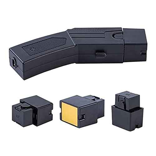 EXOGUN Stun Gun,Flashlight Stun Guns with Safety Disable Pin.Wall Charger Included