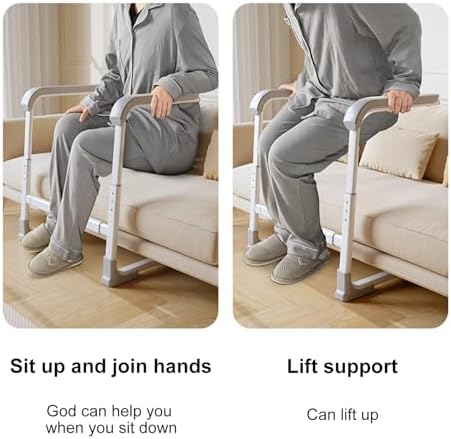 Glnnk Couch Stand Assist Aid for Elderly: Chair Sofa Lift Assis Devices for Seniors Sit to Stand - Height & Width Adjustable Mobility Daily Living Aid Rail Assistance Handle