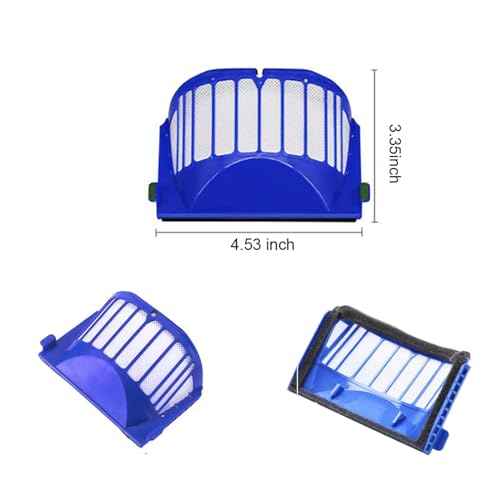 Replacement Filters for irobot Roomba 600 Series 694 676 675 692 695 677 671 690 680 660 650 620 614 610 600 & 500 Series 595 585 564 Vacuum Robot - 6 PCS
