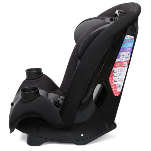 Safety 1st Ellaris 3-in-1 Convertible Car Seat, Slim Fit Design, Rear & Forward-Facing, 5-Position Headrest, 3-Across Fit, Travel-Friendly with Machine-Washable Seat Pad, Smokey Haze