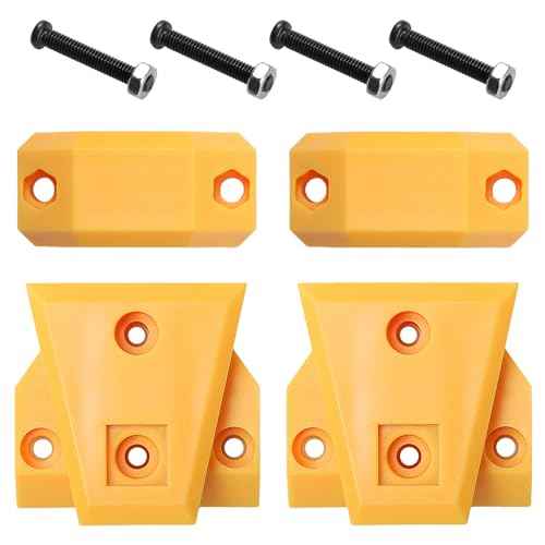 Tool Pouch Mounts (2 Pcs) Fits for Packout Corner Tool Boxes Rail, Pouch Clips for ToughBuilt ClipTech, Yellow