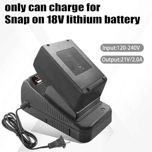 CTC720 Charger Replace for Snap on 18V Charger CTB8185 CTB8187 CT7850 CDR7850H CTL7850 CTB7185 Tool Battery Li-ion