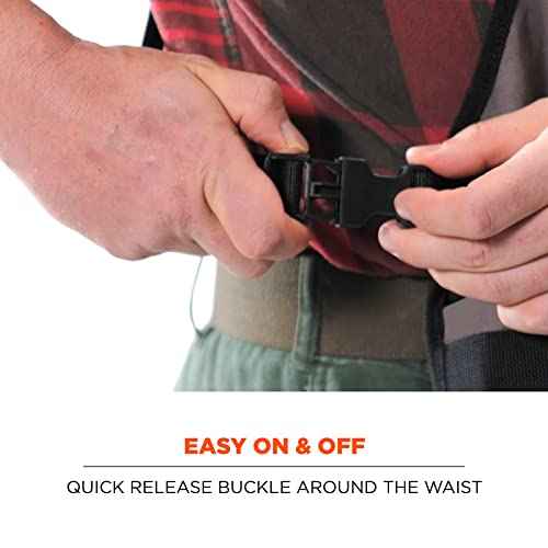 Ergodyne - 13694 Arsenal 5704 Torso Length Work Tool Apron, 22-Pockets, Gray