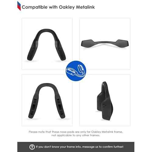 BLAZERBUCK Replacement Nose Piece Nose Pads for Oakley Metalink OX8153 Eyeglasses