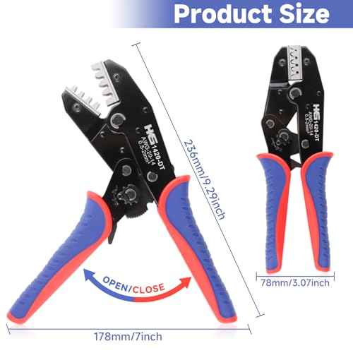 HKS 20-14AWG Size16 20 Deutsch DT DTM Crimp Tool (YF-1420DT) - Open Barrel Terminal Crimper for Stamped Contacts??
