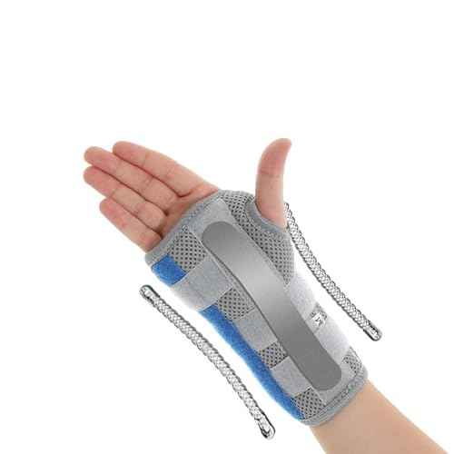 Kids Wrist Support Immobilizer Pediatric Wrist Brace Night Support With Splint To Aid Sprains Strains Support Tendonitis Carpal Tunnel Juvenile Arthritis (Left hand, Small)