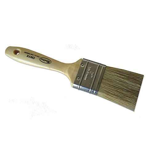 REDTREE 12023 Onyx Fine Finish Natural Bristle Paint Brush - 1-1/2", White