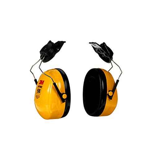 3M PELTOR Hearing Protection Optime 98 Earmuffs, Adjustable Tilt Earcups, E-A-Rfit Compatible