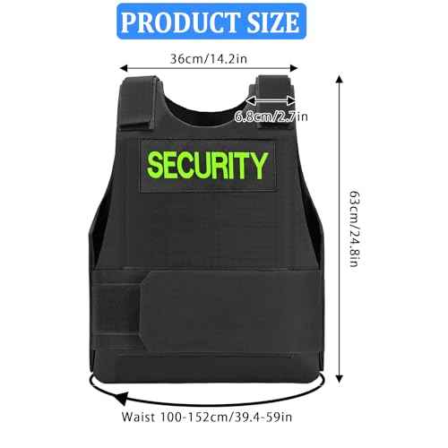 Taeku Safety Vest, Outdoor Training Vest Protective Gear Tactical Vest for Hunting, Paintball, CS Games