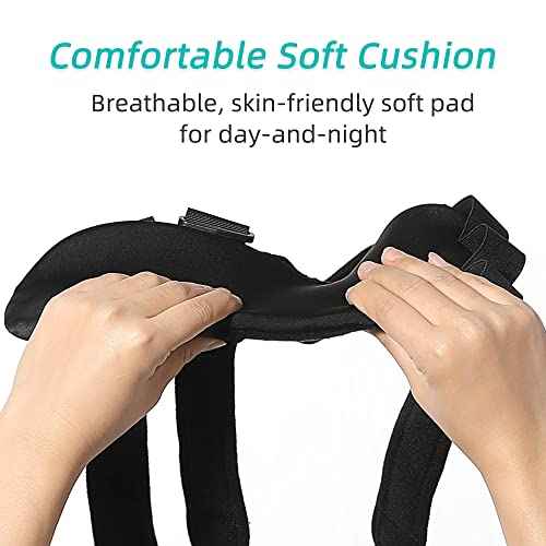 Fanwer Stroke Resting Hand Splint - Night Immobilizer Wrist Finger Brace for Flexion Contractures, Functional 5 Finger Stabilizer Wrap - for Muscle Atrophy Rehab, Arthritis, Tendonitis (Right, Medium)