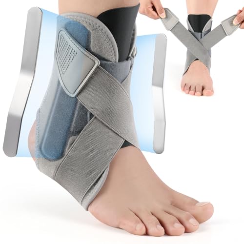 Adjustable Ankle Brace for Men & Women â Support for Sprained Ankle, Mild Sprains, Achilles & Sports | Lightweight Ankle Stabilizer for Injury Recovery & Active Lifestyles