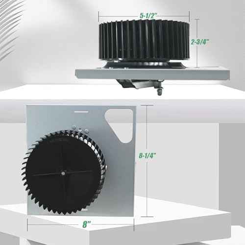 S97015157 Motor Replacement Compatible with Broan NuTone Bathroom Exhaust Fan with 8"¡¿ 8-1/4" Housing, Fit for 676-D/2676F-A, 680-A, 674, 684NT-A, 684-D/2684F-A, 672SP Fans (110 CFM/ 4 Sones)