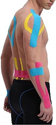 Kinesiology Tape Pro, Athletic Waterproof Muscle Support Adhesive Kinesio Sport Tape for Athletes 2 inches x 16.4 feet, 12 Rolls, Lime Green