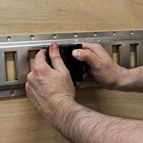 DC Cargo Mall E Track Tool Holder (4 Pack) ? Secure Rakes, Shoring Beams, Shovels & Hoses ? E Track Accessories for Trailers and Warehouses