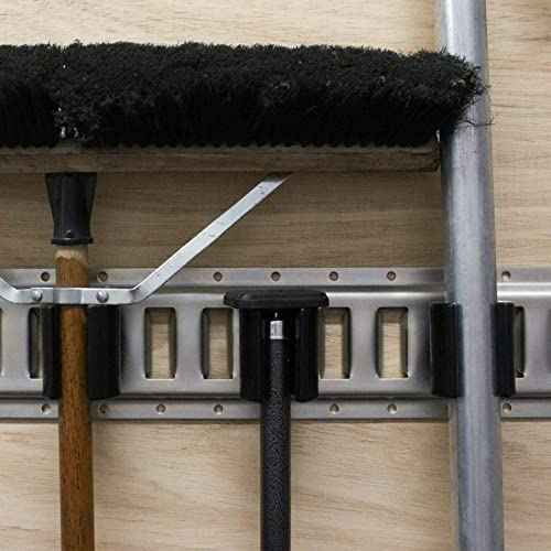 DC Cargo Mall E Track Tool Holder (4 Pack) ? Secure Rakes, Shoring Beams, Shovels & Hoses ? E Track Accessories for Trailers and Warehouses