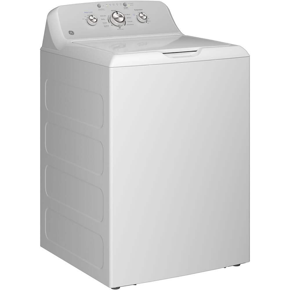 GE GTW385ASWWS 4.3 cu. ft. Top Load Washer in White with Dual Action Agitator