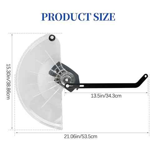 089240023710 Miter Saw Blade Guard for Ryobi TSS121, TSS121T, TSS120L 12" Miter Saw Lower Blade Guard 1 Pcs