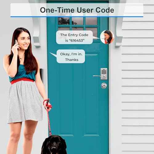 Keyless Entry Door Lock, Keypad Door Lock with Handle Lever, Door Knob with Keypad, Auto Lock, Passage Mode, Easy Installation, Satin Nickel
