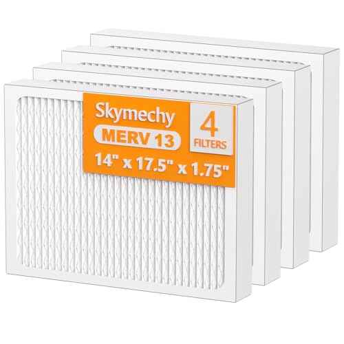 14 x 17.5 x1.75 MERV 13 Replacement Dehumidifier Filter Compatible with Santa Fe Advance90, Advance100, Advance120, Advance2, Honeywell DR90 & DR120 Dehumidifier Models, Pack of 4