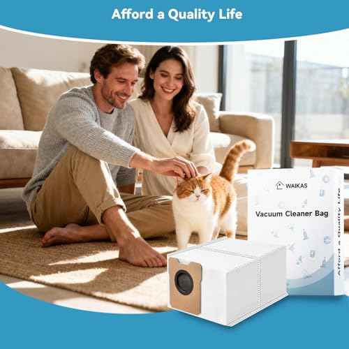 6 Pack C20 C10 Dust Bags for Eufy Omni C20, C10 Robot Vacuum Cleaners - Large Capacity Replacement Accessories