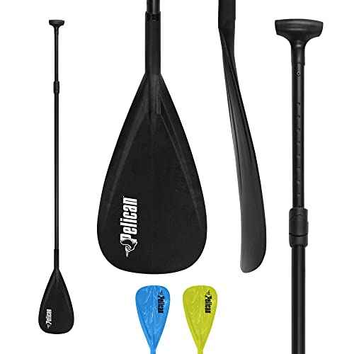 Pelican Sport - Vortex Adjustable SUP Paddle ? 70 to 87 in ? PS1113-1 - Stand Up Paddle Board Fiberglass Reinforced Blades