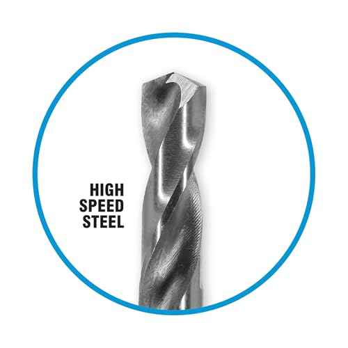 Spyder ¨ü-inch Hex8 HSS Hole Saw Pilot Bit, Compatible with Rapid Core Eject, for Wood and Metal