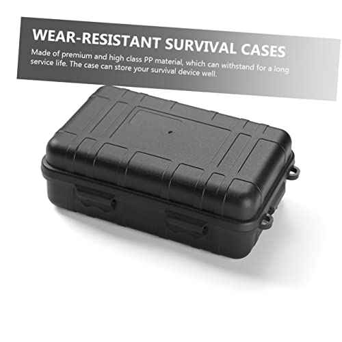 YARNOW 2pcs Box Container Shockproof Field Boxes Field Accessory Decorative Survival Cases Survival Cases for Outdoor Survival Supplies Survival Device Case Survival Supply