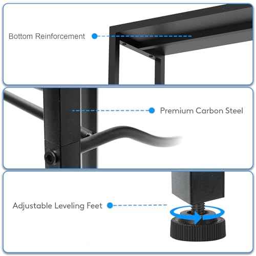 5 Gallon Water Bottle Holder for 6 Bottles, 3 Tiers Heavy-Duty Water Cooler Jug Rack with Reinforcement Frame for Home, Office, Restaurant