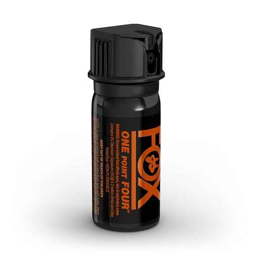 Fox Labs, One Point Four, 4 % OC Pepper Spray- Flip Top Stream (2 oz) 24FTS