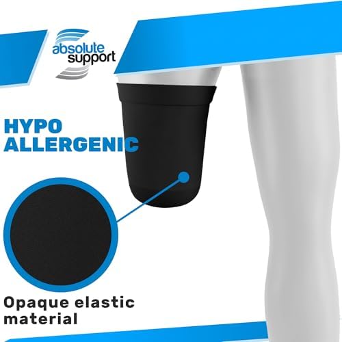 ABSOLUTE SUPPORT Above Knee Amputee Compression Socks Prosthetic Stump Shrinker, Post-Amputation 20-30 mmHg, A520