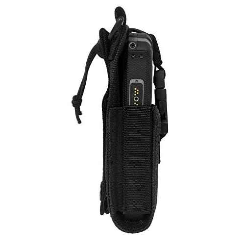 Nylon Pouch Case by Wireless ProTech for Kyocera, Sonim, CAT and Dewalt - Kyocera: DuraTR/Sonim: XP5, XP5S, XP1520 Bolt Sl, XP5520 Bolt/CAT: B30, B35, B100, B25 / Dewalt: MD501