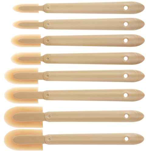 8Pcs Rubber Caulking Tool 4 Size Set Smooth Grout Sealant Caulking Tool Rubber Spatula Spreader Grout Sealer Applicator Smoothing Finger Finisher Grout Caulk Finishing Tool